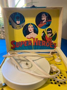 ☆70s スーパーマン DCコミック record Player BOX Superman Power