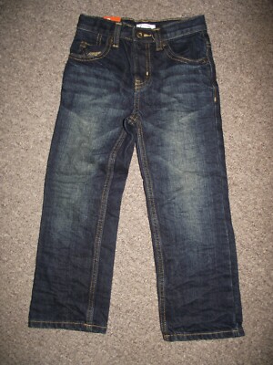 NWT Kids Boys JOE Fresh Distressed Blue Jeans Sz Skinny Adjustable Waist 