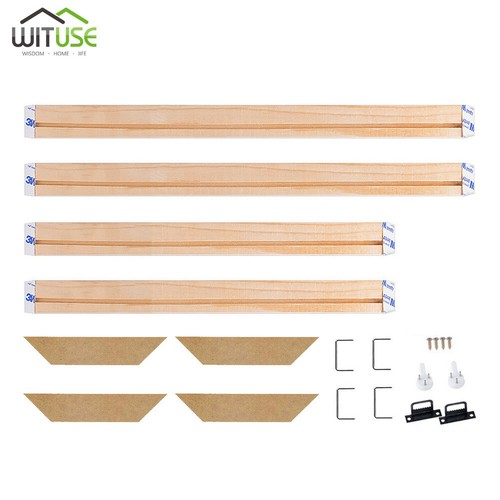 Canvas Stretcher Bars Frames Sturdy Wood Strips Kit Art Paintings Multiple Frame - Picture 63 of 75