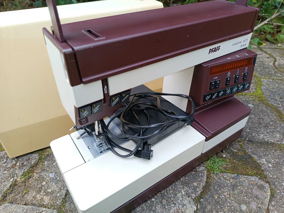 PFAFF 1471 CREATIV IDT COMPUTER NÄHMASCHINE Jeans Leder Seide Baumwolle - Bild 2 von 4