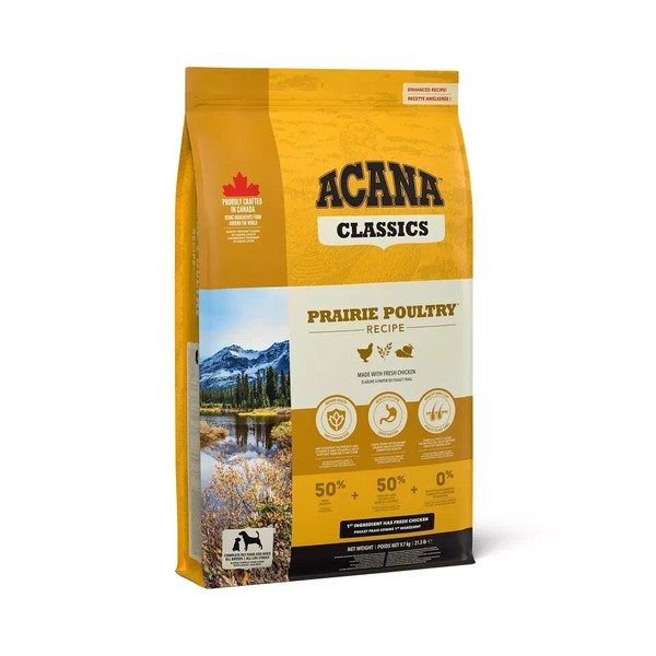 Acana Classic Prairie Poultry Trockenfutter Mit Huhn Alle Rassen 9,7 Kg-image