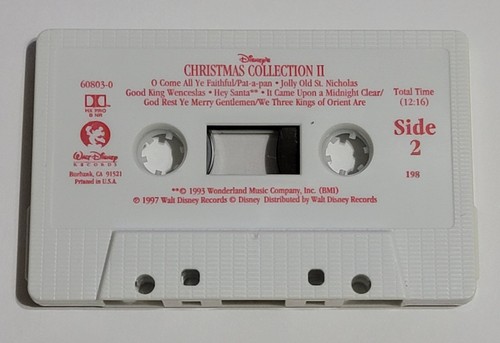 Disney's Christmas Collection II Cassette 1997 - Picture 5 of 5