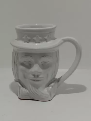 FRANKOMA POTTERY 600 UNCLE SAM MUG 1976