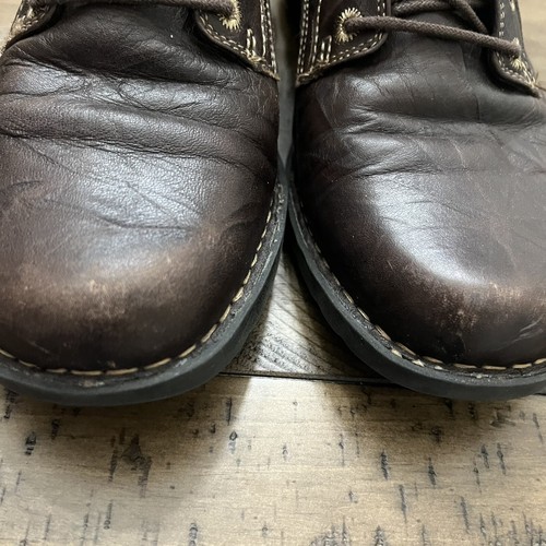 Clarks Bushacre braune Leder Schnürstiefel Chukka Größe 8,5 - Bild 8 von 8