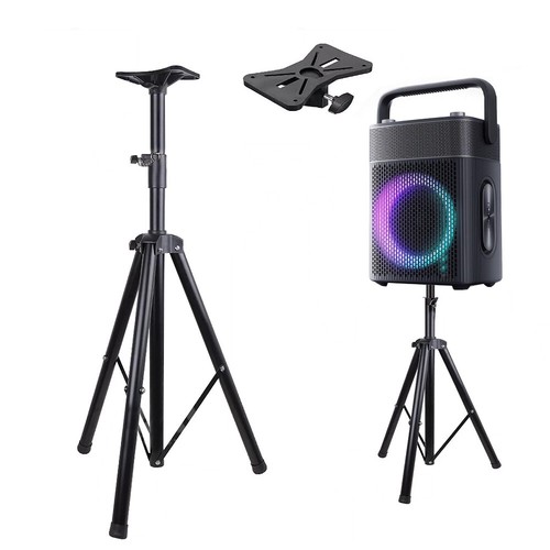 DJ PA Speaker Stand Tripod Heavy Duty Adjustable 90-180cm Stands 35mm Pole Mount - Picture 13 of 17