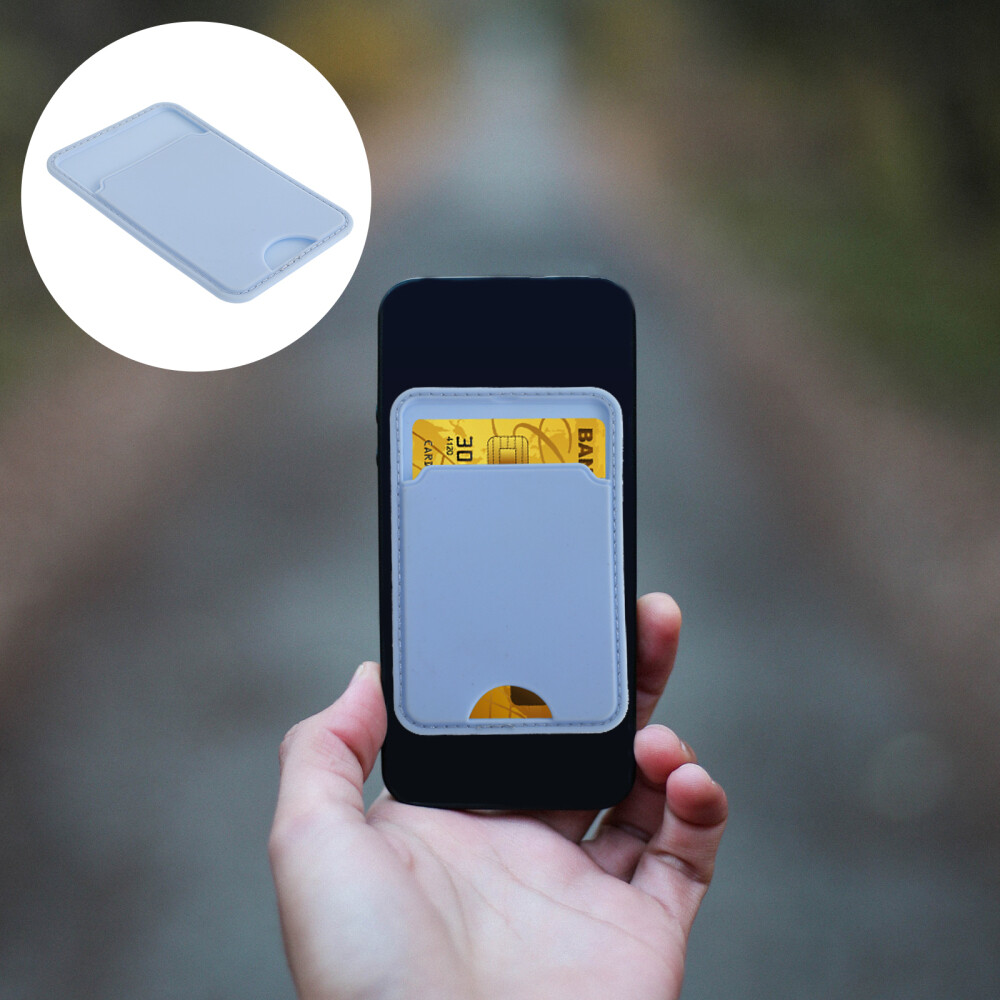 Adhesive Phone Case Wallet Holder - Sleek Pocket Design for Secure Storage and Easy Access-image