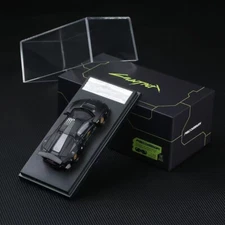  PSC 1:64 HEC Black LP800-4 Racing Sports Model Diecast Metal Car  