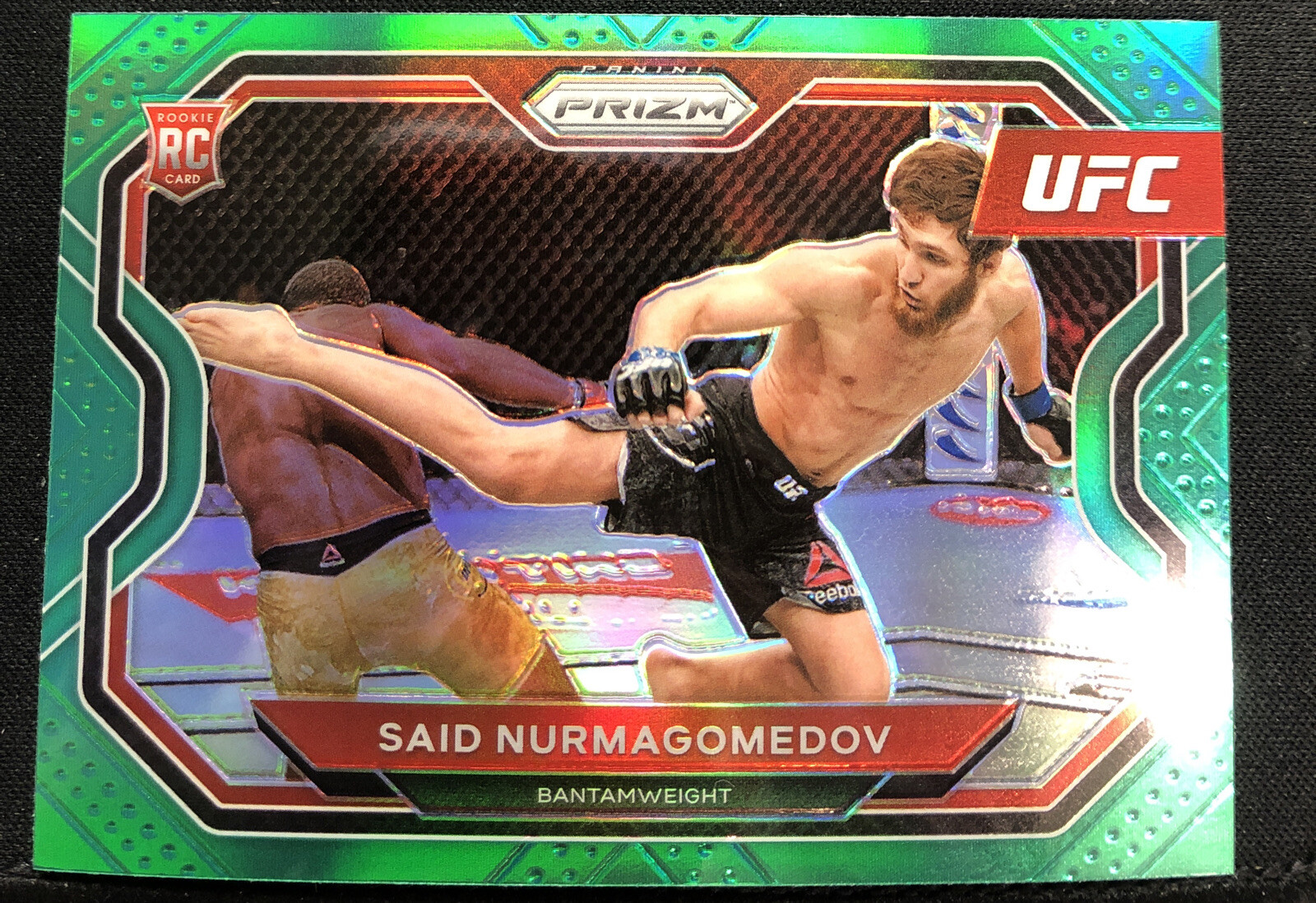 2021 UFC Green Prizm refractor Said Nurmagomedov RC - ENN Cards