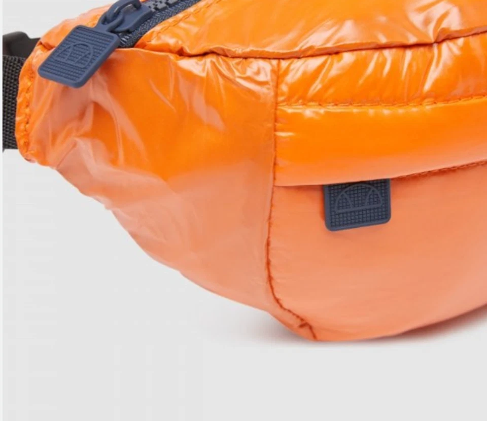 Riñonera ajustable de cuero naranja ellesse El Carmi unisex NUEVO Foto 3 de 4