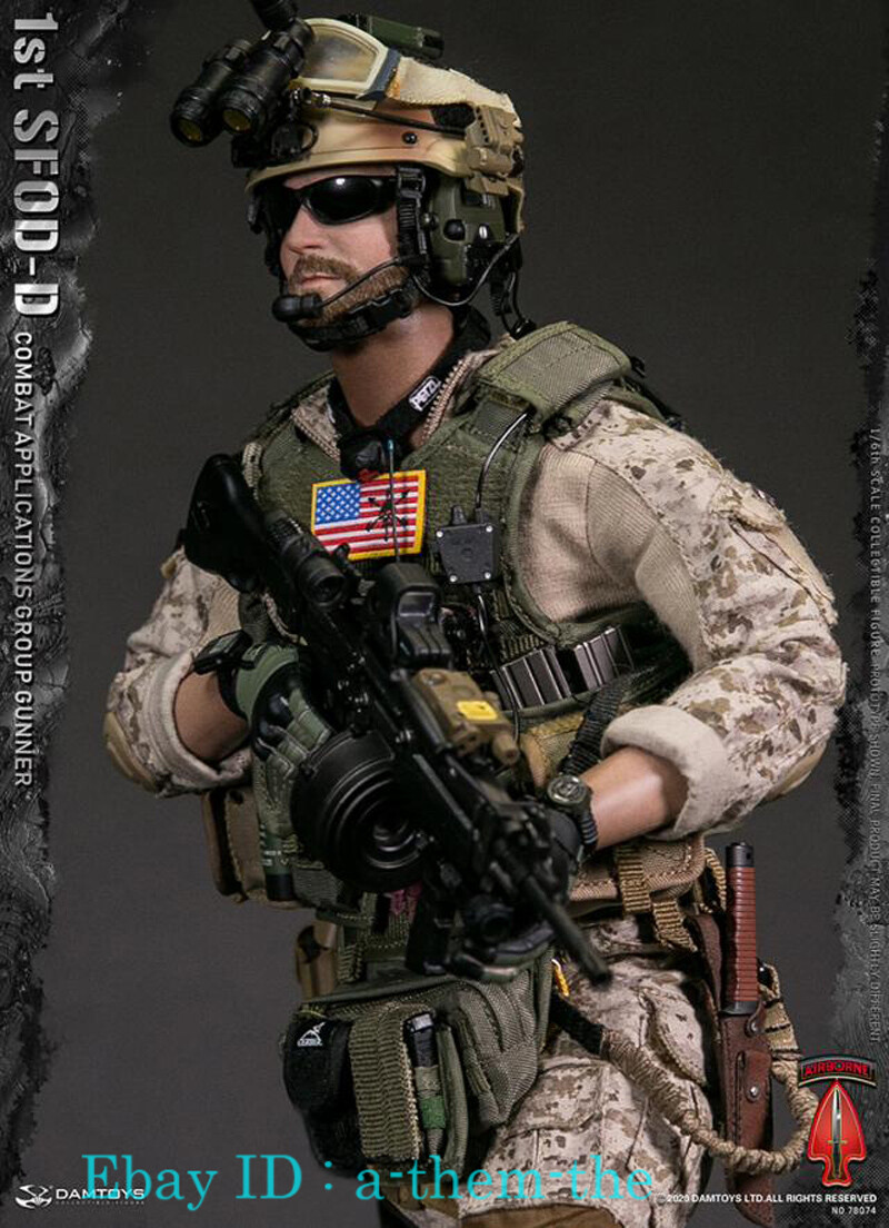 DAMTOYS 1/6 1st SFOD-D デルタ作戦 78077 Damtoys 1/6 78077 Delta Force 1st Sfod-D Captain Action
