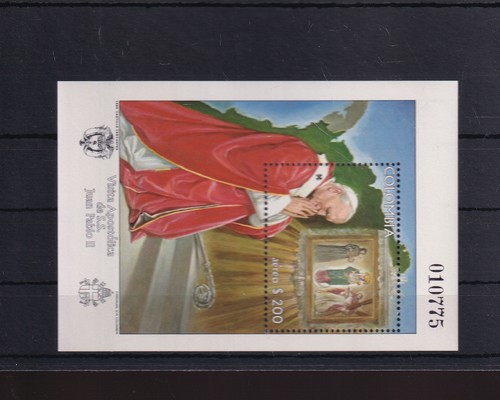 24723 / Kolumbien ** MNH BLOCK PAPST