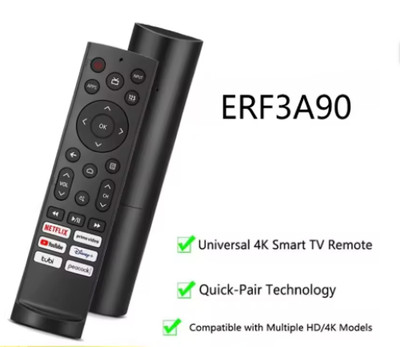 Replacement Remote Control for Hisense Smart Google Android TV (NO Voice)