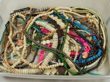 2 Pounds Assorted Shapes and Sizes India Water Buffalo Bone Beads Bulk KRD-2   