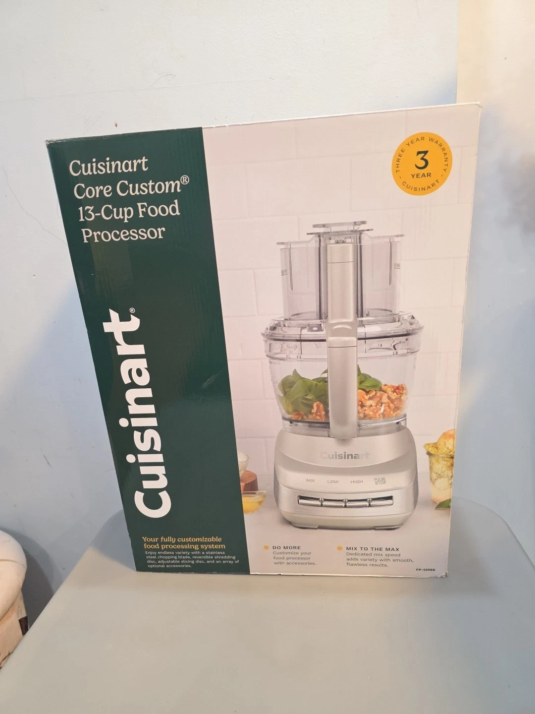 Cuisinart FP-130 Core Custom 13-Cup Food Processor, White brand new
Opens in a new window or tab