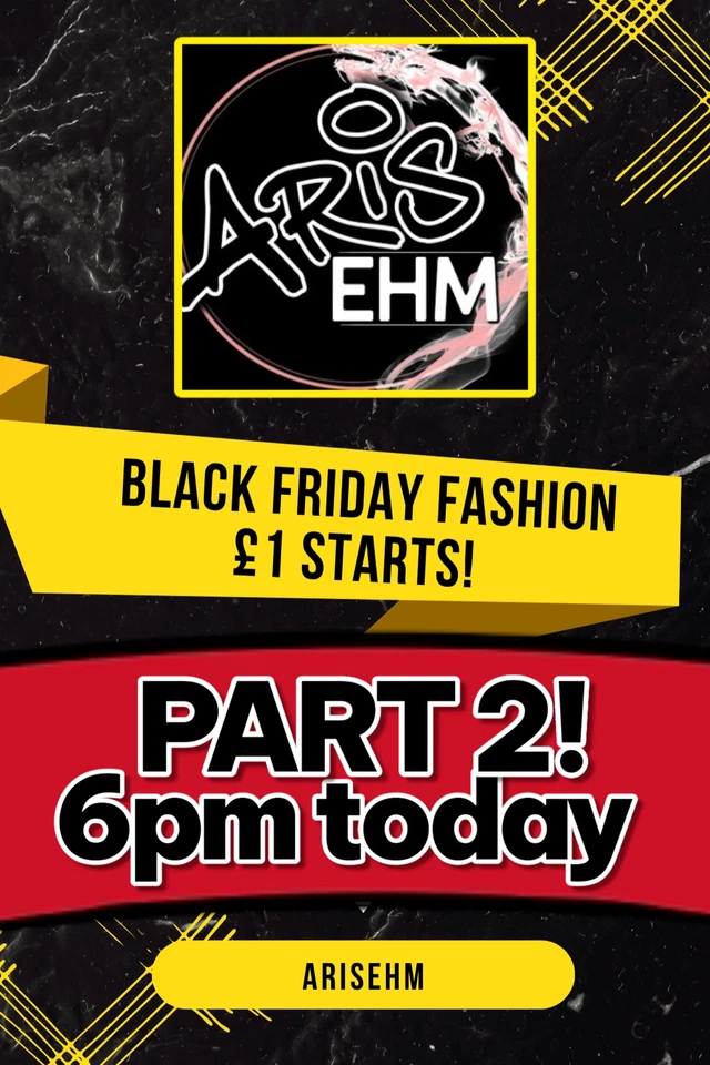 🌟 Black Friday Fashion! £1 Starts. Premium/Branded Clothing! 🌟