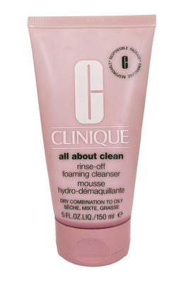 #ad Clinique All About Clean Rinse Off Foaming Cleanser 5oz 150ml Full Size $12.99