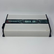 Taramps Bass 8K 1-Ohm 8000W RMS Mono Amp Silver/Black w/ Remote