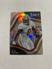 2022 Panini Select Draft Picks - Field Level Josh Jacobs #179 Silver Prizm