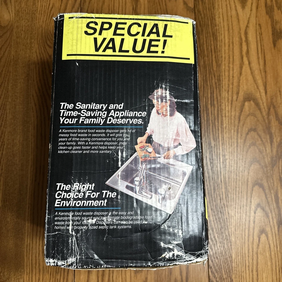 NEW Vintage 1996 Kenmore Food Waste Disposer 60509 3/4 HP Discontinued Sears OEM - Image 4 of 4