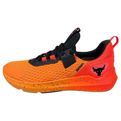Under Armour Men's Project Rock BSR 4 Size 10 Orange / Black 3027344-800