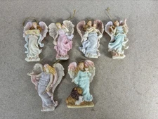 Vintage Lot 6 Seraphim Classics Angels Figurine Roman Inc 1995-1997