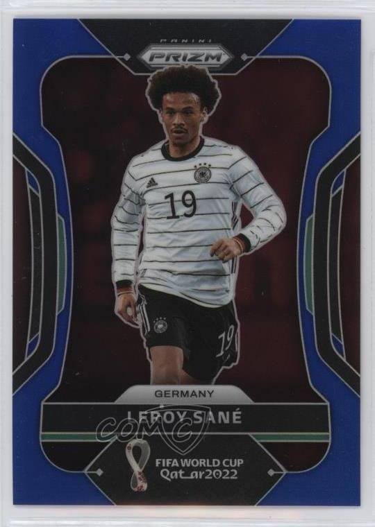 2022 Panini Prizm World Cup Qatar Blue 231/299 Leroy Sane Sané #113 0ud4