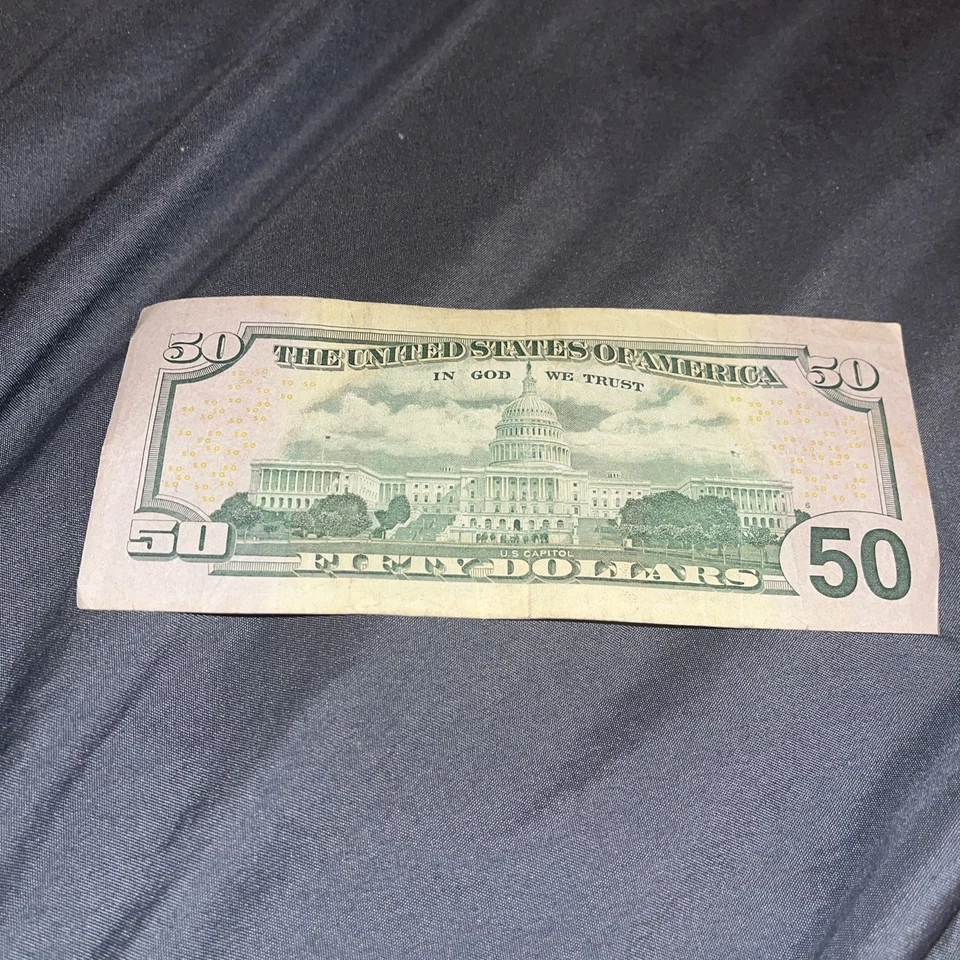 $50 Bill Book End   Series 2006  IB95384953A  - Image 4 of 4