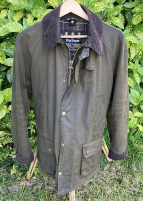 Barbour Ashby Wachsjacke, XS, oliv