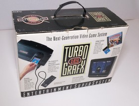NEC TurboGrafx-16 System Console w/ Box, Inserts, Keith Courage, Victory Run