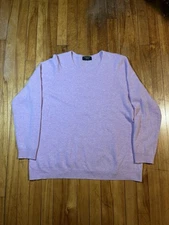Charter Club Lilac 100% Cashmere Pullover Crewneck Sweater Women’s 2X