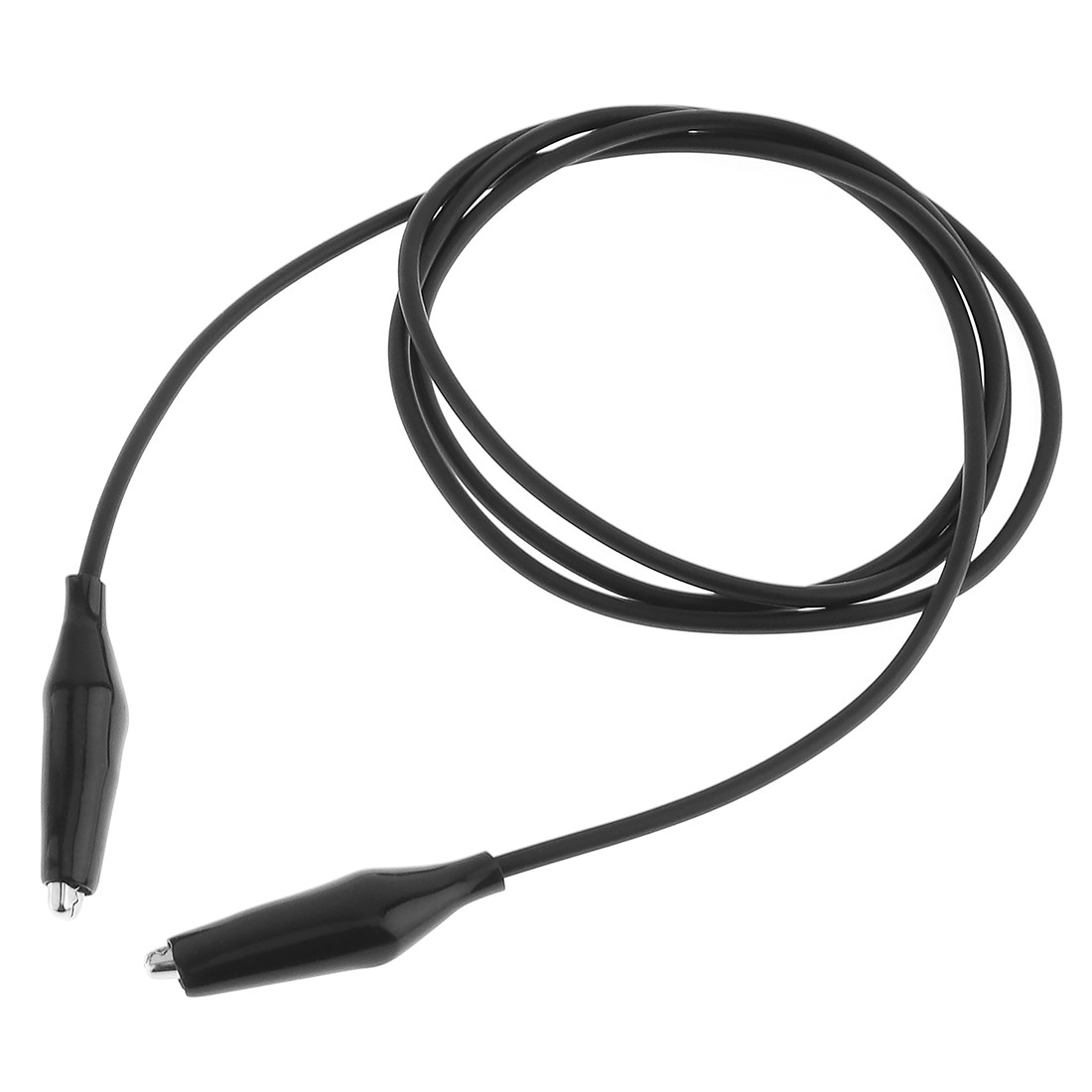 8pcs Double-ended Wire Crocodile Alligator Clips Test Line Leads Jumper Cable US