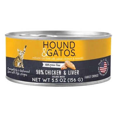 Chicken Wet Cat Food, Single Protein, 98% Real Meat Formula, Grain Free Limit...