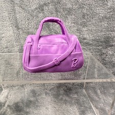 Barbie Doll Purple Luggage Duffel Bag Travel Tote Accessory Mattel