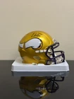 Cris Carter Signed Minnesota Vikings Riddell Flash Mini Helmet Schwartz COA Auto