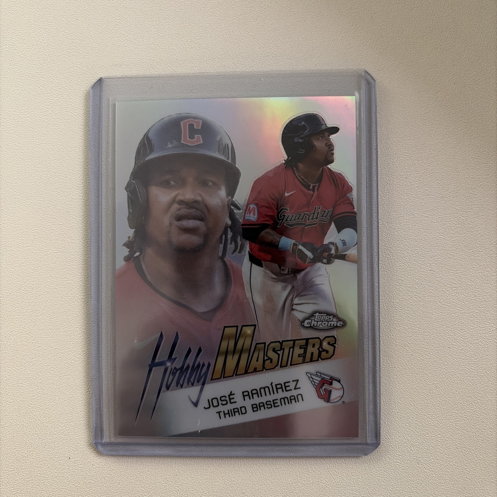 2025 Topps Chrome Jose Ramirez HM-14 Hobby Masters Insert SSP Guardians Case Hit