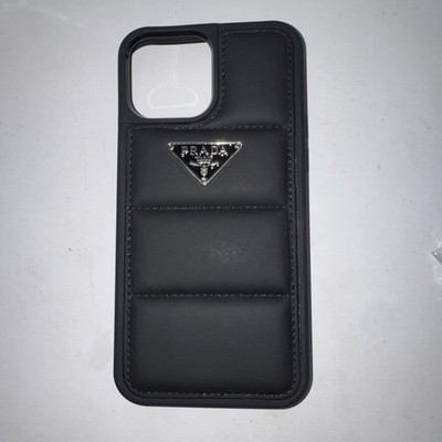 Prada Puffer Jacket iPhone Case Black For IPhone 13 6.7 Black