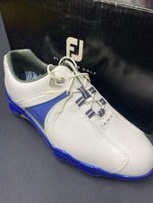 2007 FootJoy DryJoys Mens Golf Shoes US Size 9 - White/Blue