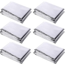 6 Pack High Silver Reflective Mylar Film, Garden Greenhouse Covering