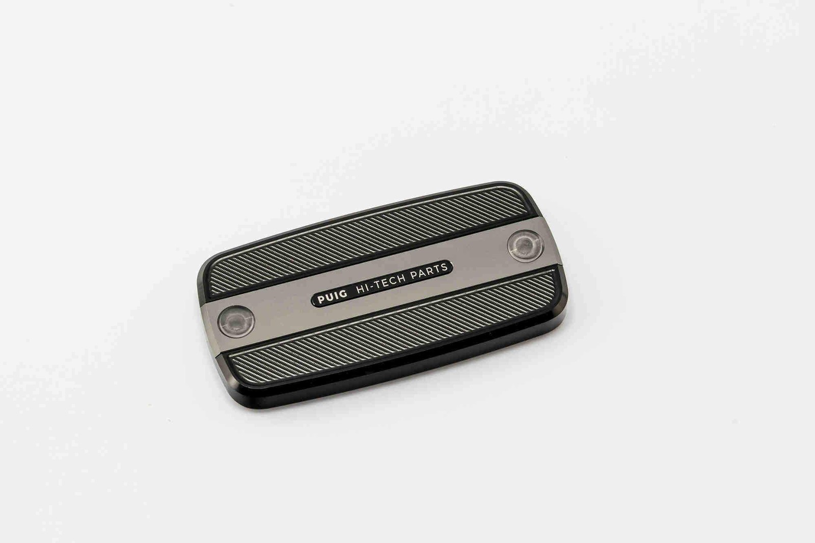 Puig Clutch Fluid Reservoir Cover | Silver | Various Honda Models