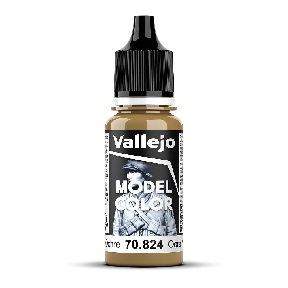 Vallejo 70.824 - German Camouflage - Ochre Orange - Matte - 17 ml