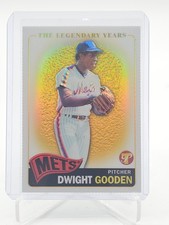 DWIGHT GOODEN 2005 TOPPS PRISTINE LEGENDARY YEARS GOLD REFRACTOR Q0836