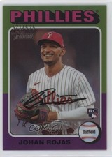 2024 Topps Heritage Chrome Refractor 571/575 Johan Rojas #171 1u6