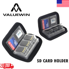 Memory Card Storage Bag   22-Slot SD Card Organizer Pouch Carrying Case