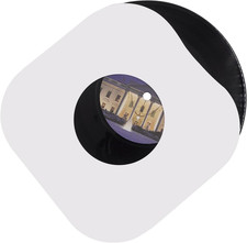 7 Vinyl Inner Sleeves, 20 Pack Anti-Static White Kraft Paper Sleeves