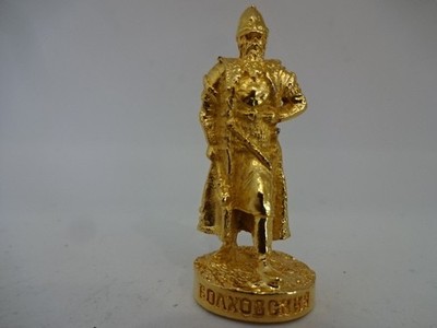 Metallfigur '' Echt-Gold '' Campain of Ermak - Knyaz Semyon Dmitrievich Bolhovsky