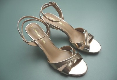 Pamela Stern   Damen Schuhe Pumps Riemchen High Heels Sandalette