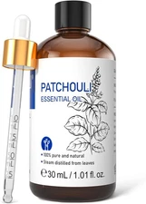 HIQILI Patchouli Essential Oil Organic, 100% Pure, for 1.01 Fl Oz (Pack of 1) 