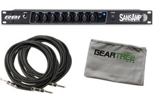 Tech 21 SansAmp RBI Rackmountable Bass Preamp Bundle w/Cables