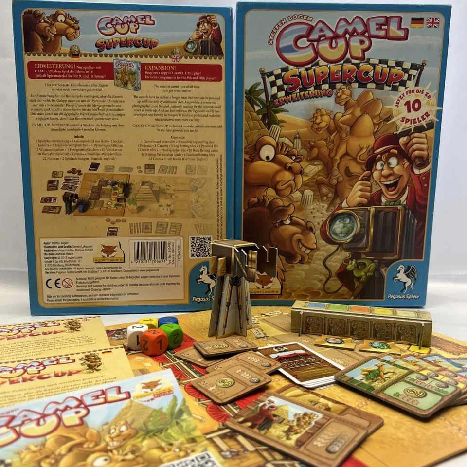 PEGASUS SPIELE - CAMEL UP - SUPERCUP ERWEITERUNG - MIT BIS ZU 10 SPIELERN - Bild 2 von 4