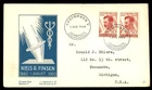 Mayfairstamps Denmark FDC 1960 pair Neil R Finsen First Day Cover aax_95281